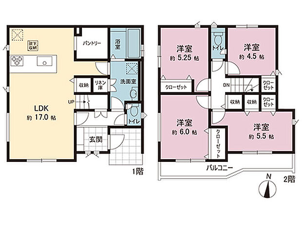 間取図です。図面と異なる場合は現況を優先させていただきます。