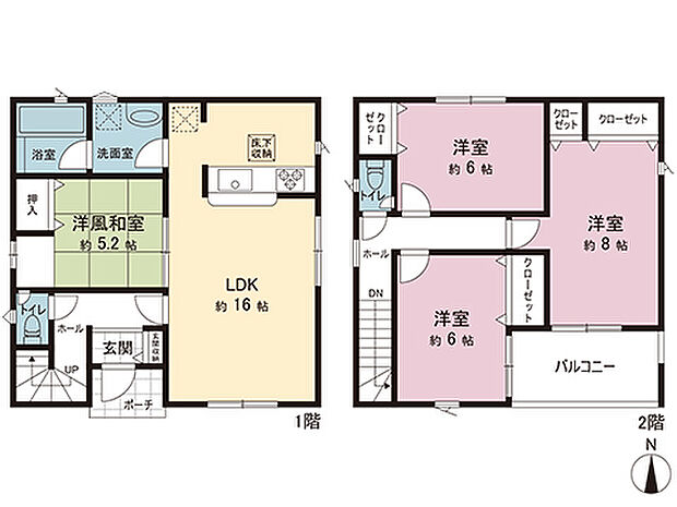 間取図です。図面と異なる場合は現況を優先させていただきます。