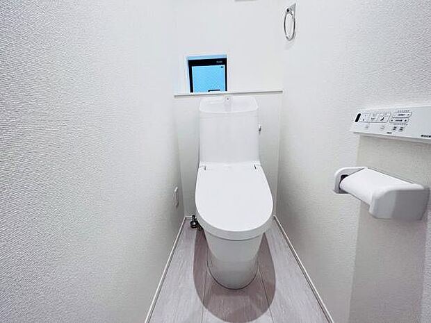 ほっと安らげるトイレ空間です。
