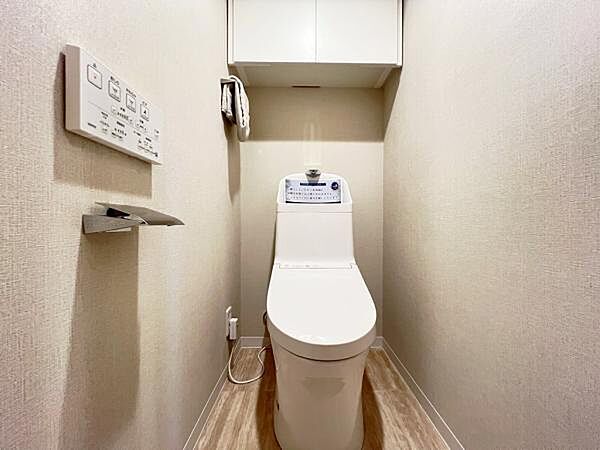 ほっと安らげるトイレ空間です。