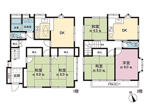 間取図です。図面と異なる場合は現況を優先させていただきます。