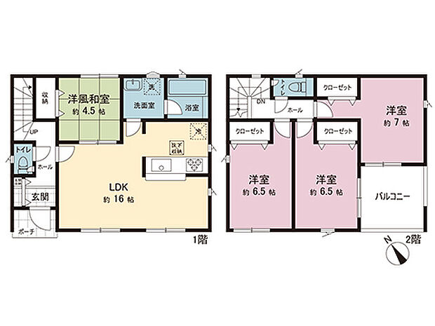 間取図です。図面と異なる場合は現況を優先させていただきます。