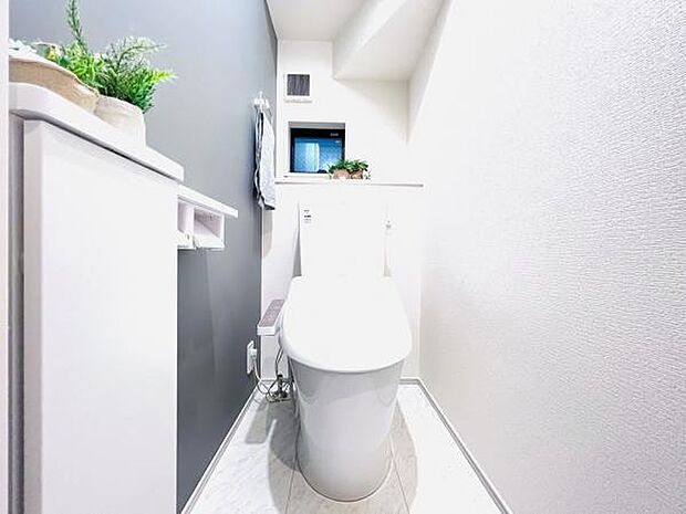ほっと安らげるトイレ空間です。