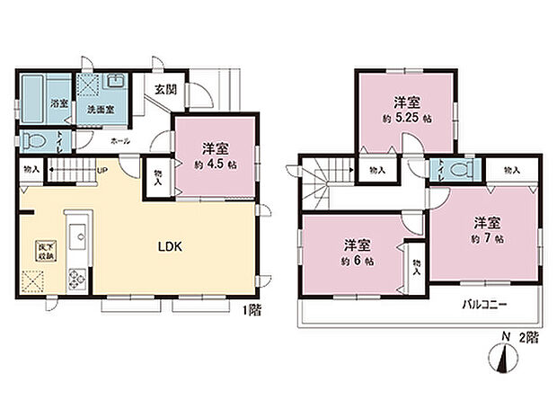 間取図です。図面と異なる場合は現況を優先させていただきます。