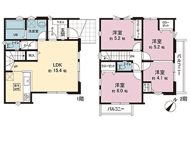間取図です。図面と異なる場合は現況を優先させていただきます。