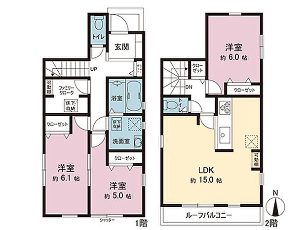間取図です。図面と異なる場合は現況を優先させていただきます。