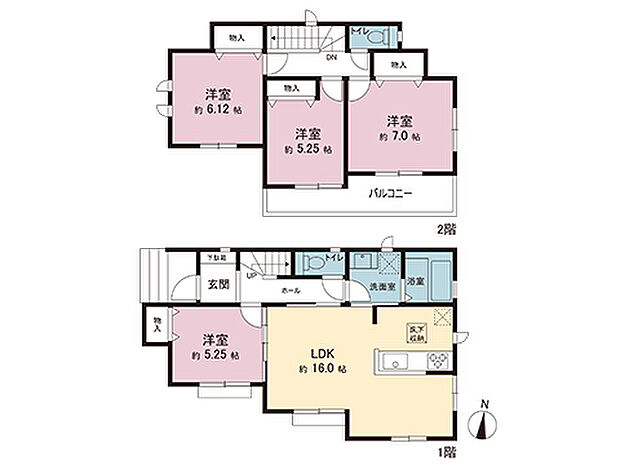 間取図です。図面と異なる場合は現況を優先させていただきます。