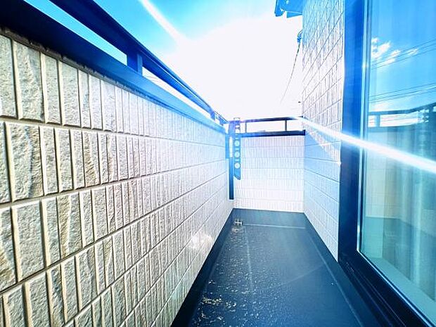 お洗濯ものを気持ち良く太陽の光で干せるのが嬉しいですね。