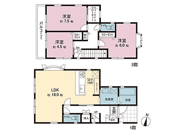 間取図です。図面と異なる場合は現況を優先させていただきます。