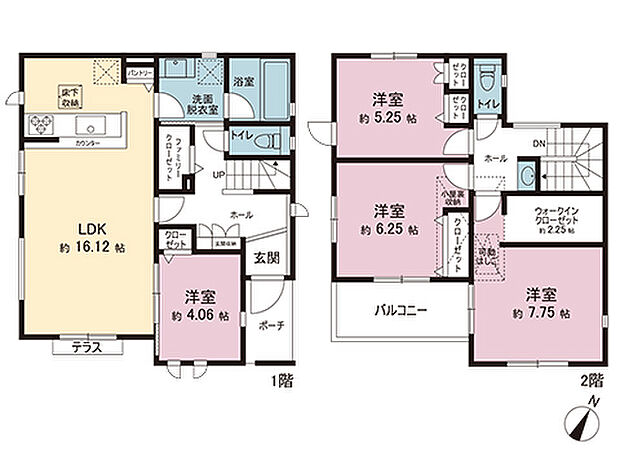 間取図です。図面と異なる場合は現況を優先させていただきます。