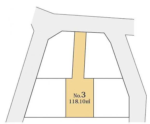 区画図です。図面と異なる場合は現況を優先させていただきます。