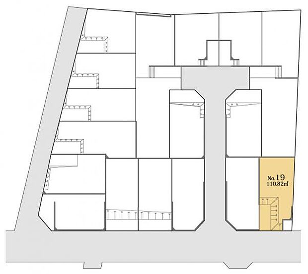 区画図です。図面と異なる場合は現況を優先させていただきます。