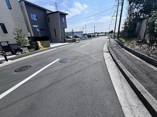 前面道路写真です。