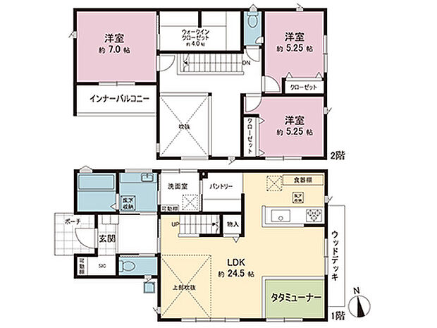 間取図です。図面と異なる場合は現況を優先させていただきます。