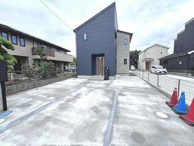 約3台駐車可能な車庫スペースになります。仕上がりが楽しみですね