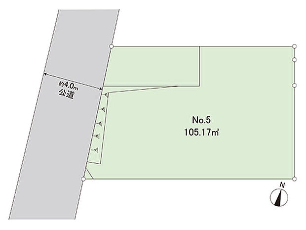 区画図です。図面と異なる場合は現況を優先させていただきます。
