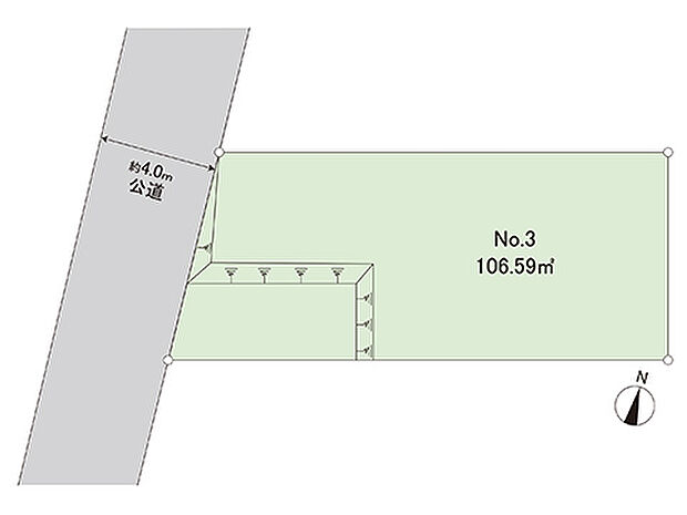 区画図です。図面と異なる場合は現況を優先させていただきます。