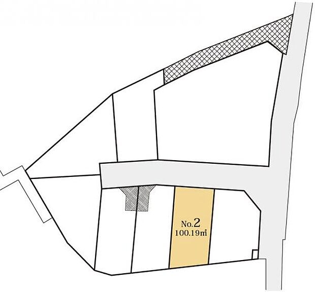 区画図です。図面と異なる場合は現況を優先させていただきます。