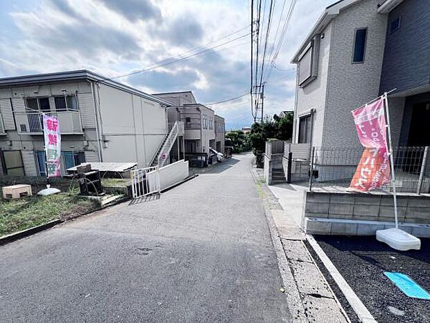 前面道路写真です。