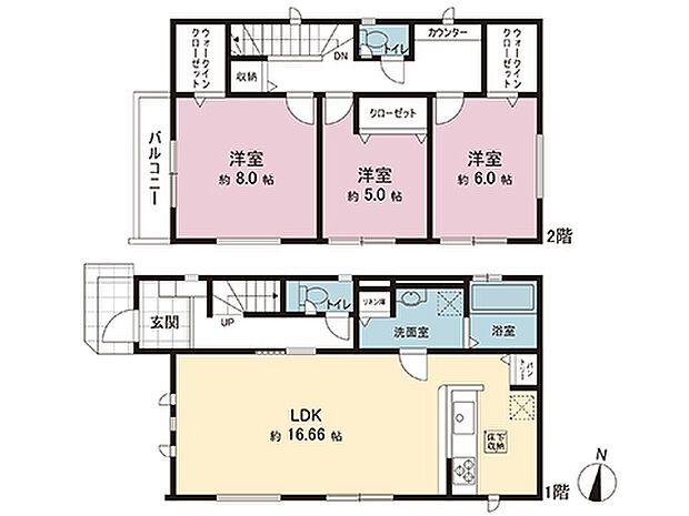 間取図です。図面と異なる場合は現況を優先させていただきます。