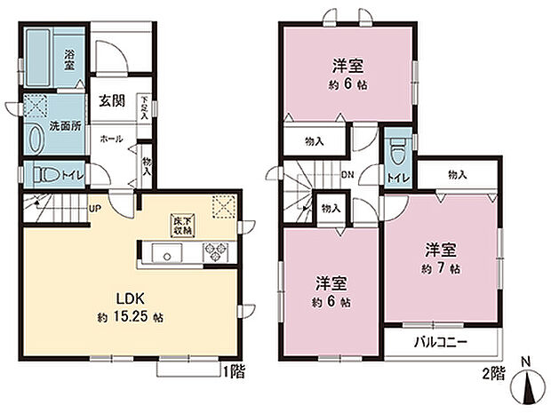 間取図です。図面と異なる場合は現況を優先させていただきます。