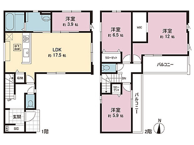 間取図です。図面と異なる場合は現況を優先させていただきます。