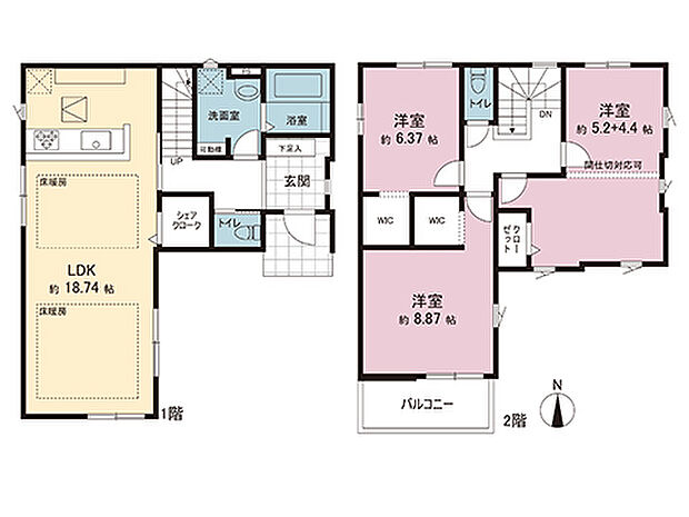 間取図です。図面と異なる場合は現況を優先させていただきます。