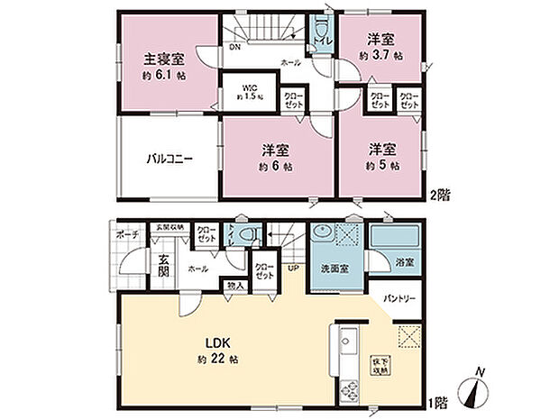 間取図です。図面と異なる場合は現況を優先させていただきます。