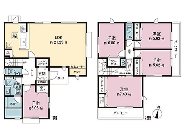 間取図です。図面と異なる場合は現況を優先させていただきます。