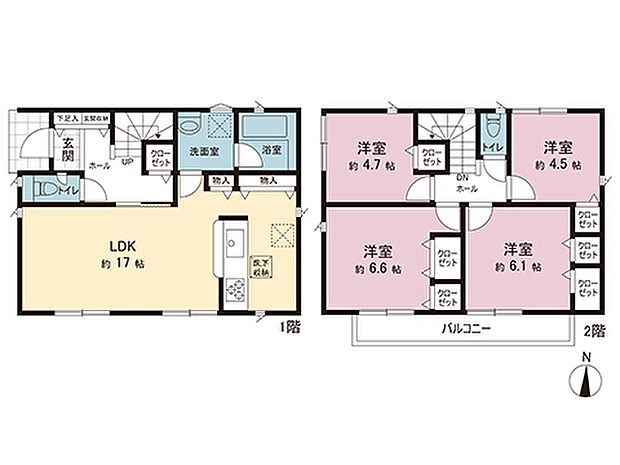 間取図です。図面と異なる場合は現況を優先させていただきます。