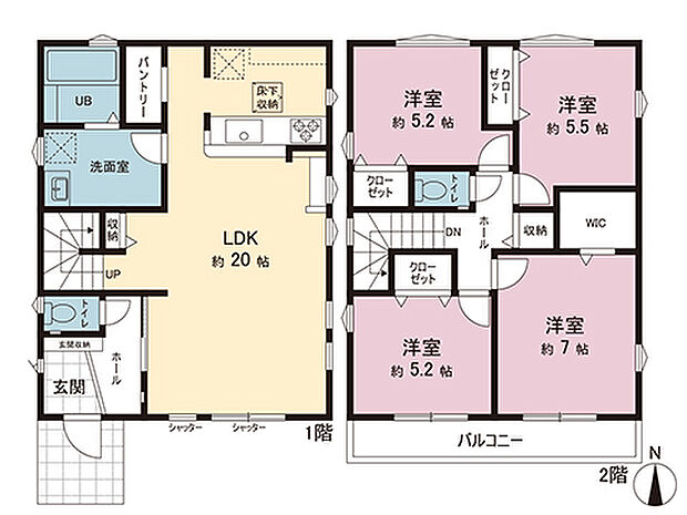 間取図です。図面と異なる場合は現況を優先させていただきます。