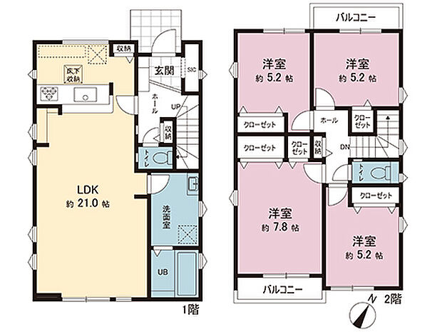 間取図です。図面と異なる場合は現況を優先させていただきます。