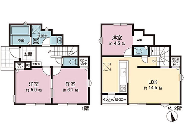 間取図です。図面と異なる場合は現況を優先させていただきます。