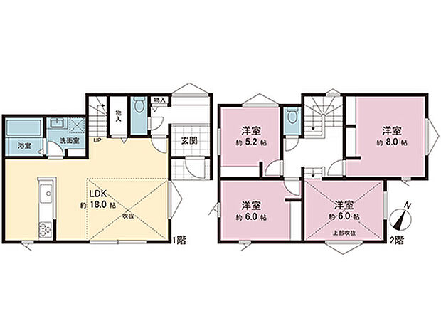 間取図です。図面と異なる場合は現況を優先させていただきます。