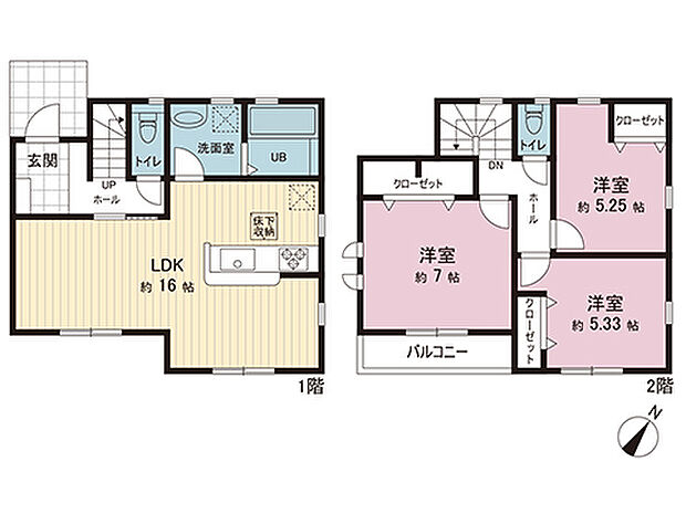 間取図です。図面と異なる場合は現況を優先させていただきます。