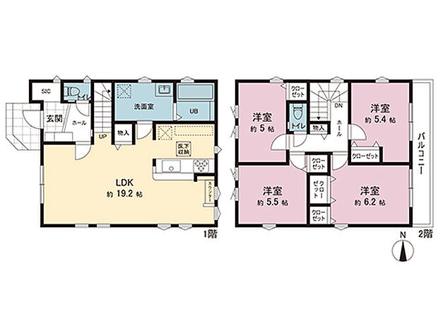 間取図です。図面と異なる場合は現況を優先させていただきます。
