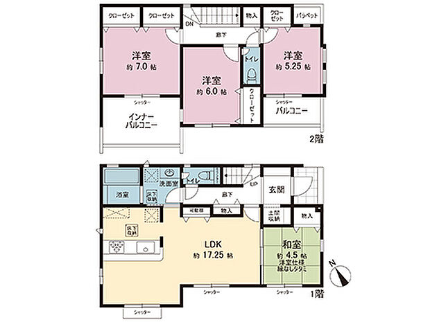 間取図です。図面と異なる場合は現況を優先させていただきます。