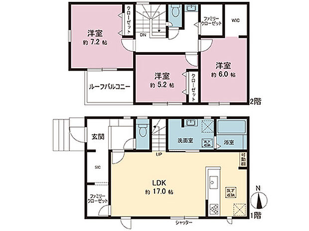 間取図です。図面と異なる場合は現況を優先させていただきます。