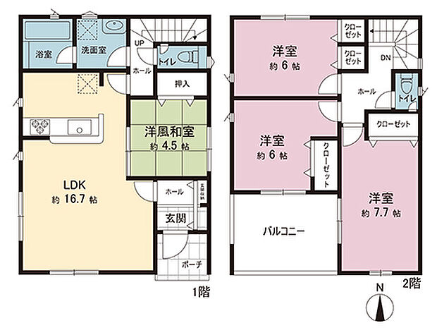 間取図です。図面と異なる場合は現況を優先させていただきます。