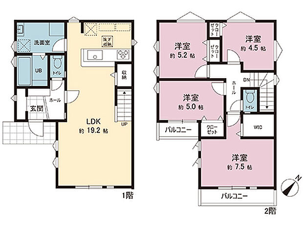 間取図です。図面と異なる場合は現況を優先させていただきます。