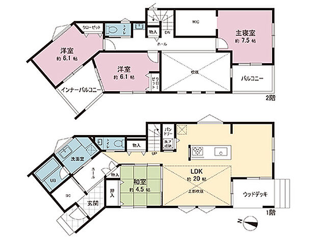 間取図です。図面と異なる合は現況を優先させていただきます。