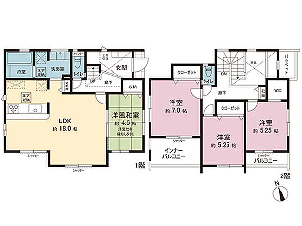 間取図です。図面と異なる場合は現況を優先させていただきます。