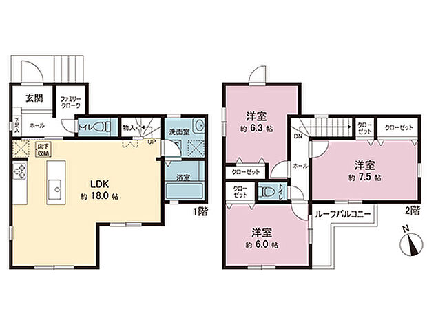 間取図です。図面と異なる場合は現況を優先させていただきます。