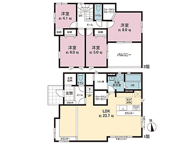 間取図です。図面と異なる場合は現況を優先させていただきます。