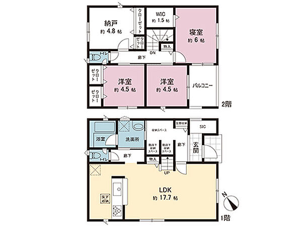 間取りを拡大表示