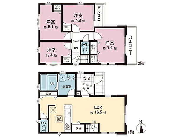 間取図です。図面と異なる場合は現況を優先させていただきます。