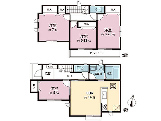 間取図です。図面と異なる場合は現況を優先させていただきます。