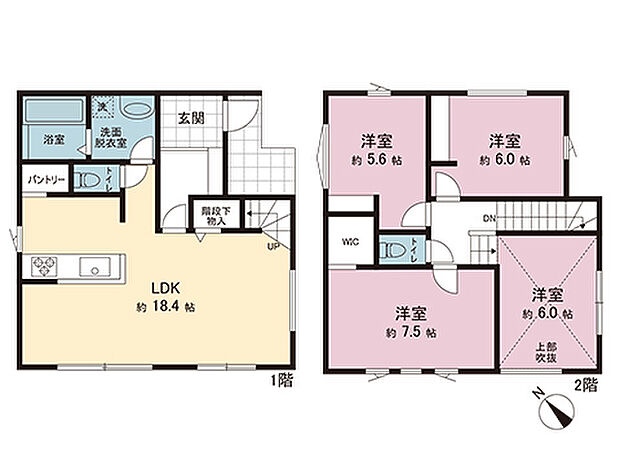 間取図です。図面と異なる場合は現況を優先させていただきます。