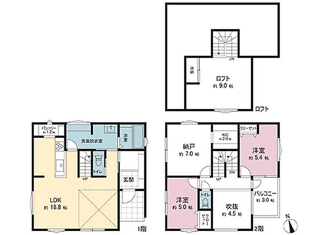 間取図です。図面と異なる場合は現況を優先させていただきます。