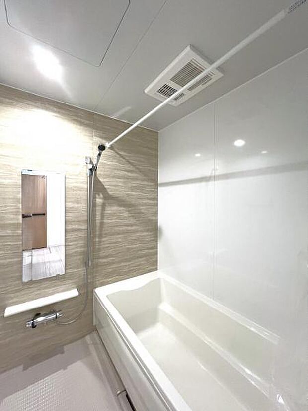 お風呂でほっとひといき。1日の疲れを癒しましょう。